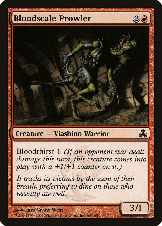 MTG Card Title: Bloodscale Prowler GPT/64