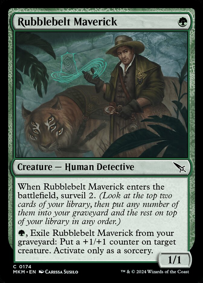MTG Card Title: Rubblebelt Maverick MKM/174
