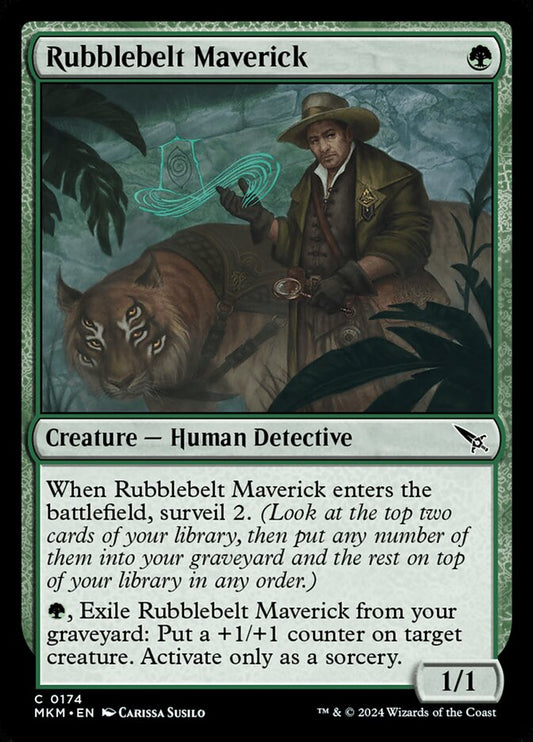 MTG Card Title: Rubblebelt Maverick MKM/174