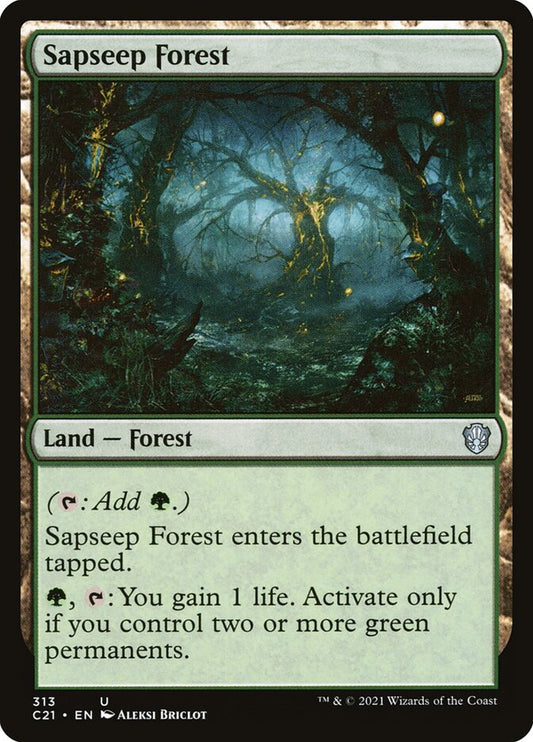 MTG Card Title: Sapseep Forest C21/313