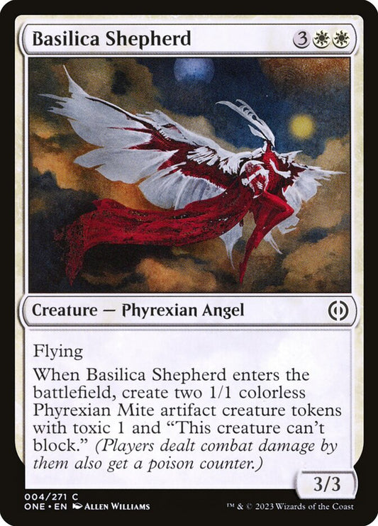MTG Card Title: Basilica Shepherd ONE/4