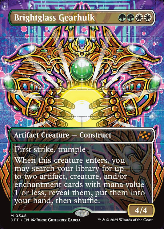 MTG Card Title: Brightglass Gearhulk DFT/348