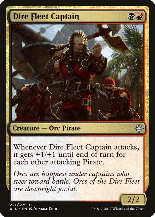 MTG Card Title: Dire Fleet Captain XLN/221