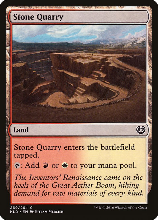 MTG Card Title: Stone Quarry KLD/269