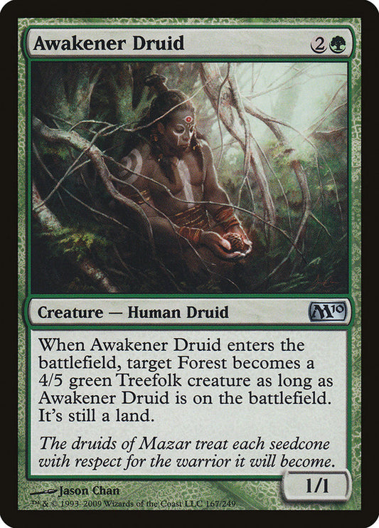 MTG Card Title: Awakener Druid M10/167