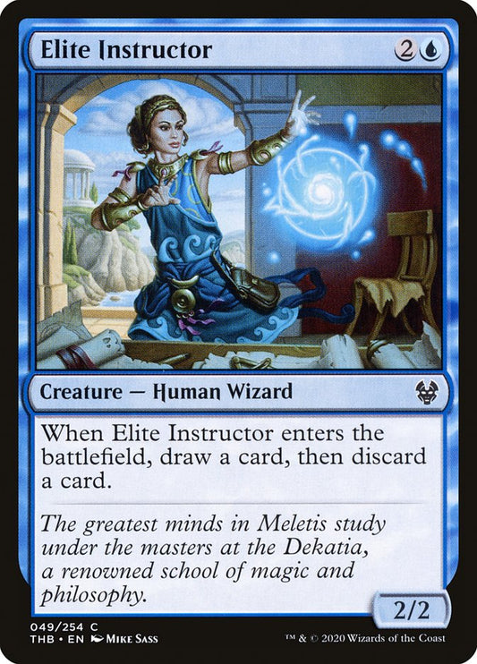 MTG Card Title: Elite Instructor THB/49