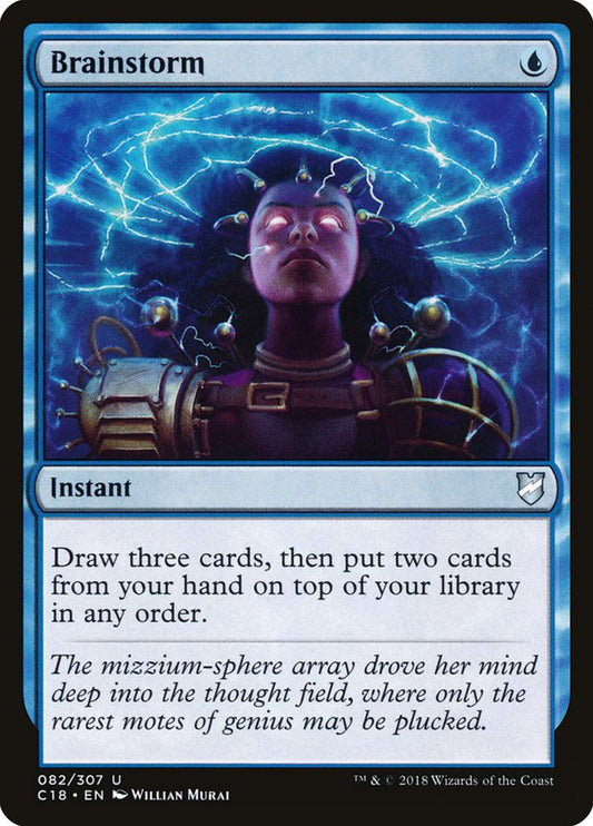 MTG Card Title: Brainstorm C18/82