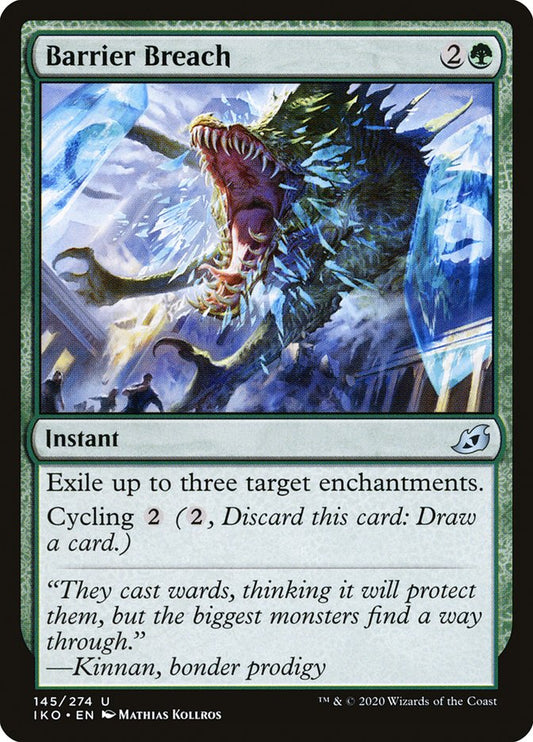 MTG Card Title: Barrier Breach IKO/145
