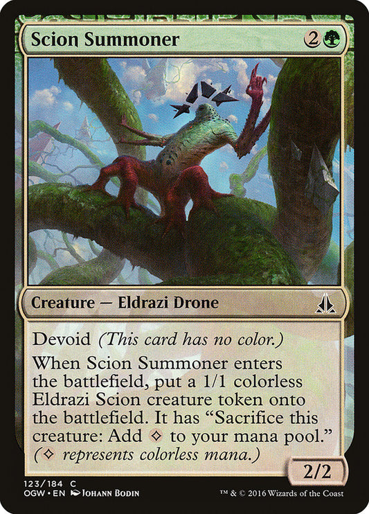 MTG Card Title: Scion Summoner OGW/123