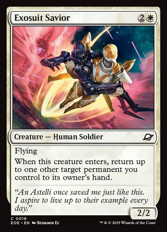 MTG Card Title: Exosuit Savior EOE/16