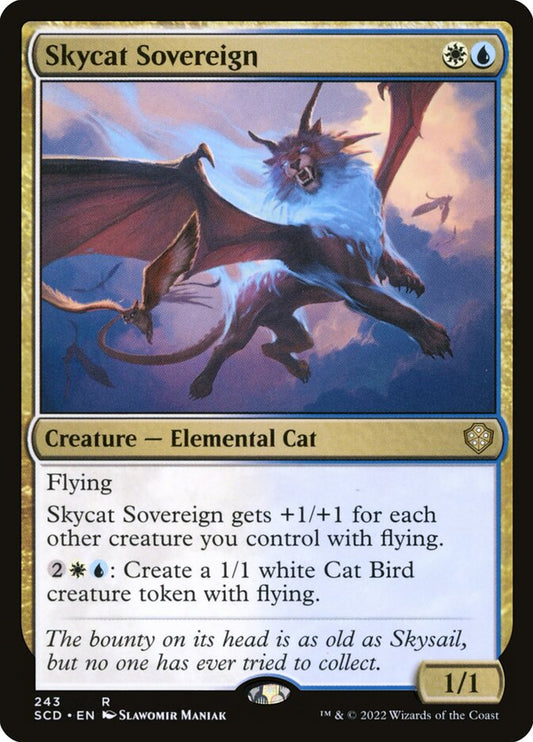 MTG Card Title: Skycat Sovereign SCD/243