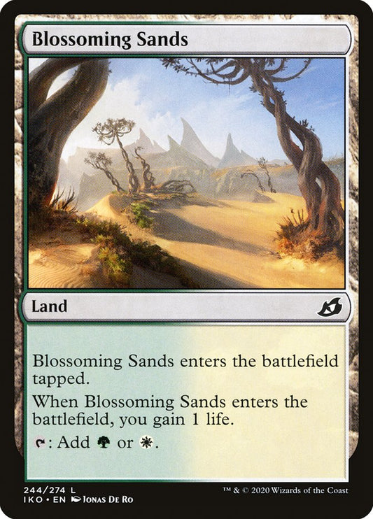 MTG Card Title: Blossoming Sands IKO/244