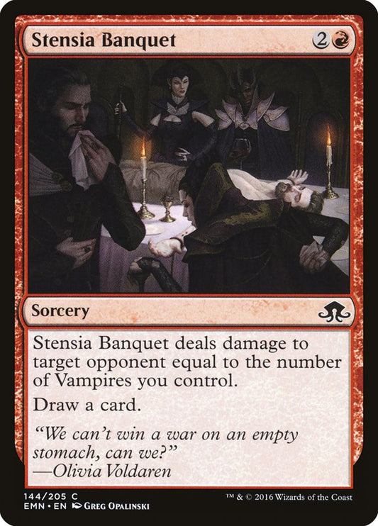 MTG Card Title: Stensia Banquet EMN/144