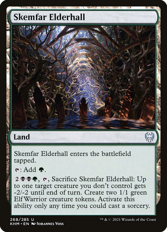 MTG Card Title: Skemfar Elderhall KHM/268