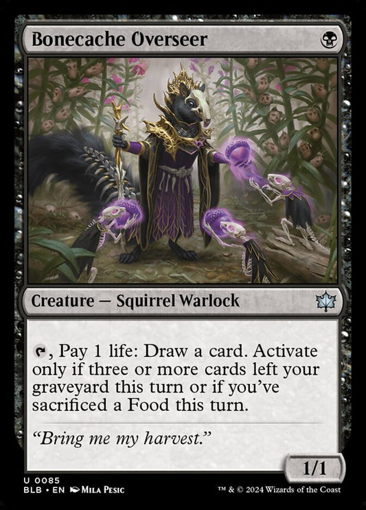 MTG Card Title: Bonecache Overseer BLB/85