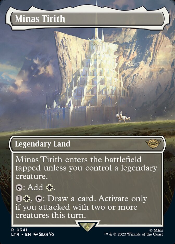 MTG Card Title: Minas Tirith LTR/341