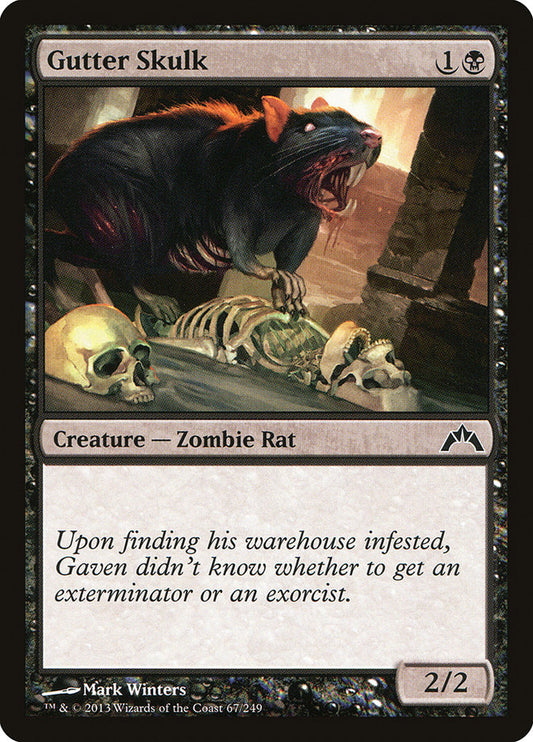 MTG Card Title: Gutter Skulk GTC/67