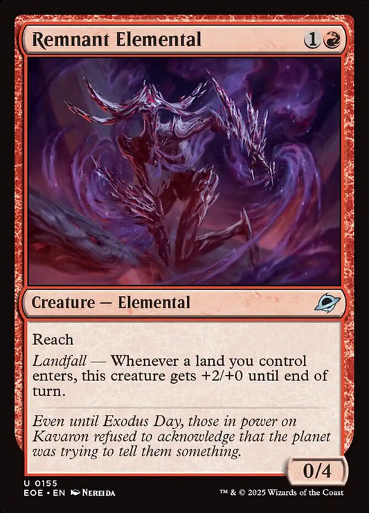 MTG Card Title: Remnant Elemental EOE/155