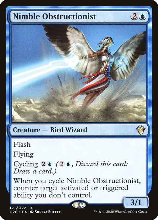 MTG Card Title: Nimble Obstructionist C20/121
