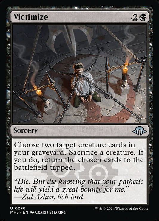 MTG Card Title: Victimize MH3/278