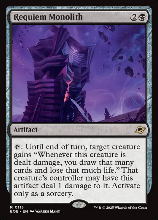 MTG Card Title: Requiem Monolith EOE/113