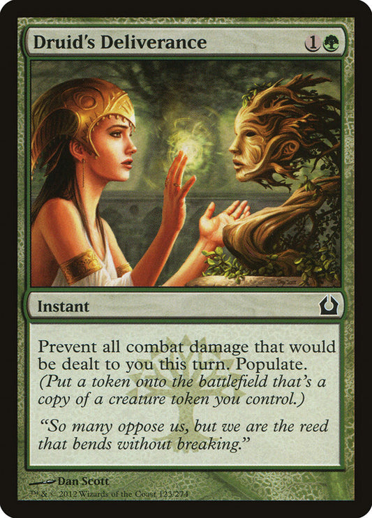 MTG Card Title: Druid's Deliverance RTR/123