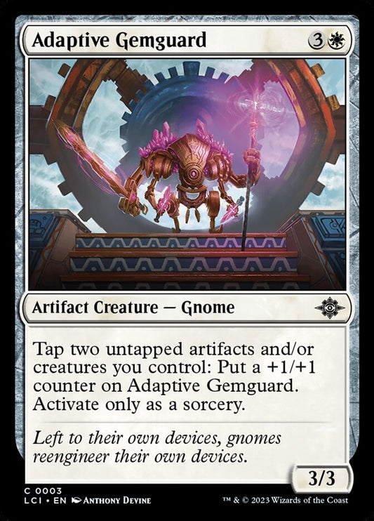 MTG Card Title: Adaptive Gemguard LCI/3