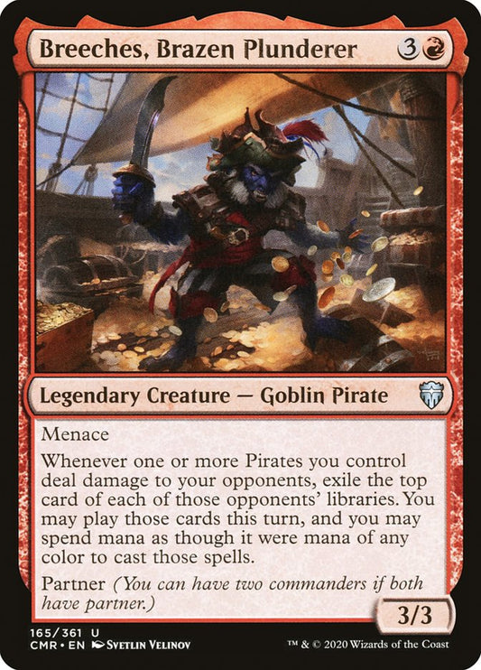 MTG Card Title: Breeches, Brazen Plunderer CMR/165