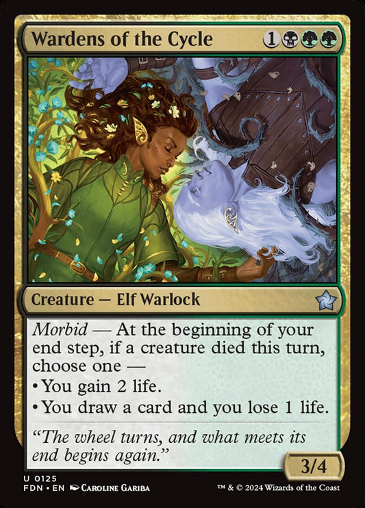 MTG Card Title: Wardens of the Cycle FDN/125