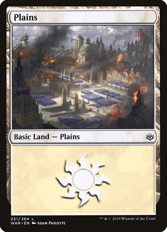 MTG Card Title: Plains WAR/251