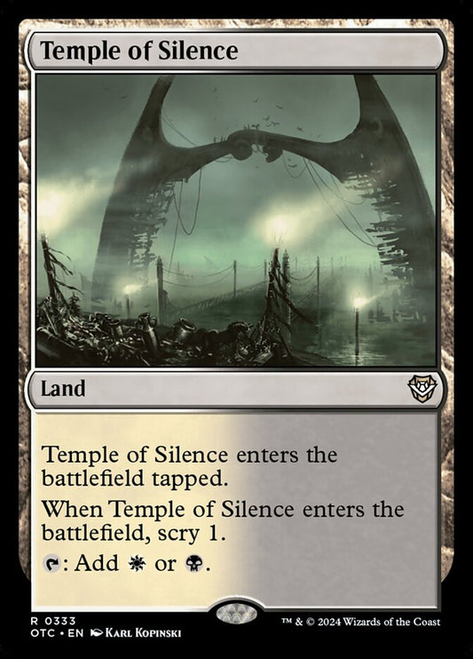 MTG Card Title: Temple of Silence OTC/333