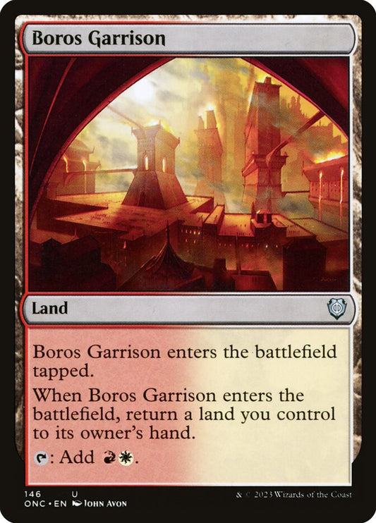MTG Card Title: Boros Garrison ONC/146