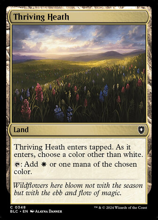 MTG Card Title: Thriving Heath BLC/348