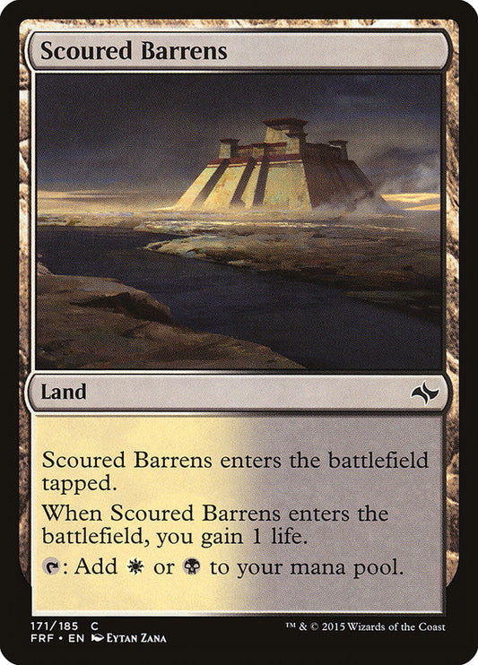 MTG Card Title: Scoured Barrens FRF/171