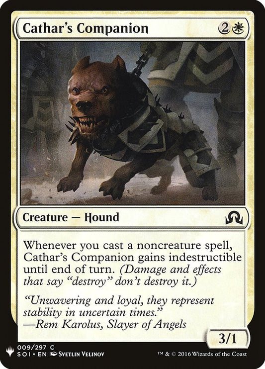 MTG Card Title: Cathar's Companion PLST/SOI-9