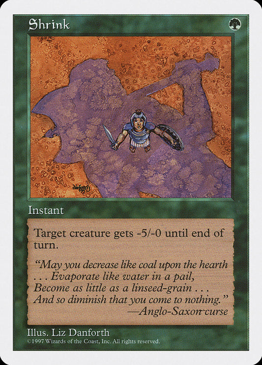 MTG Card Title: Shrink 5ED/326