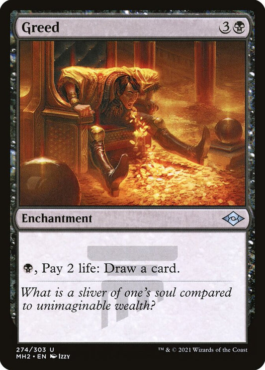 MTG Card Title: Greed MH2/274