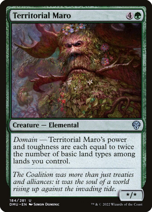 MTG Card Title: Territorial Maro DMU/184