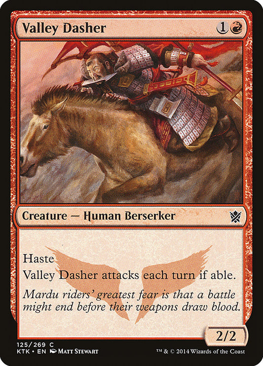 MTG Card Title: Valley Dasher KTK/125