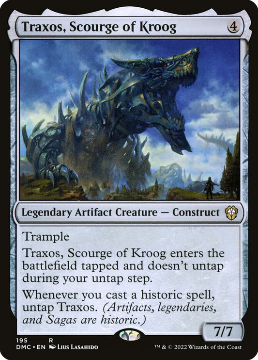 MTG Card Title: Traxos, Scourge of Kroog DMC/195