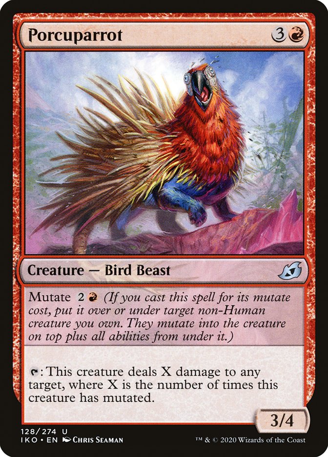 MTG Card Title: Porcuparrot IKO/128