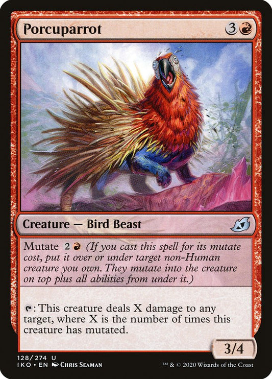 MTG Card Title: Porcuparrot IKO/128