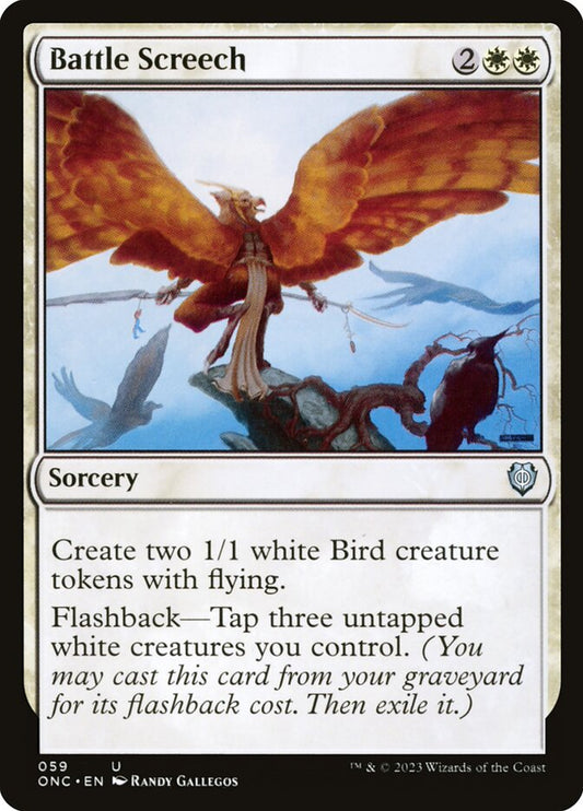 MTG Card Title: Battle Screech ONC/59