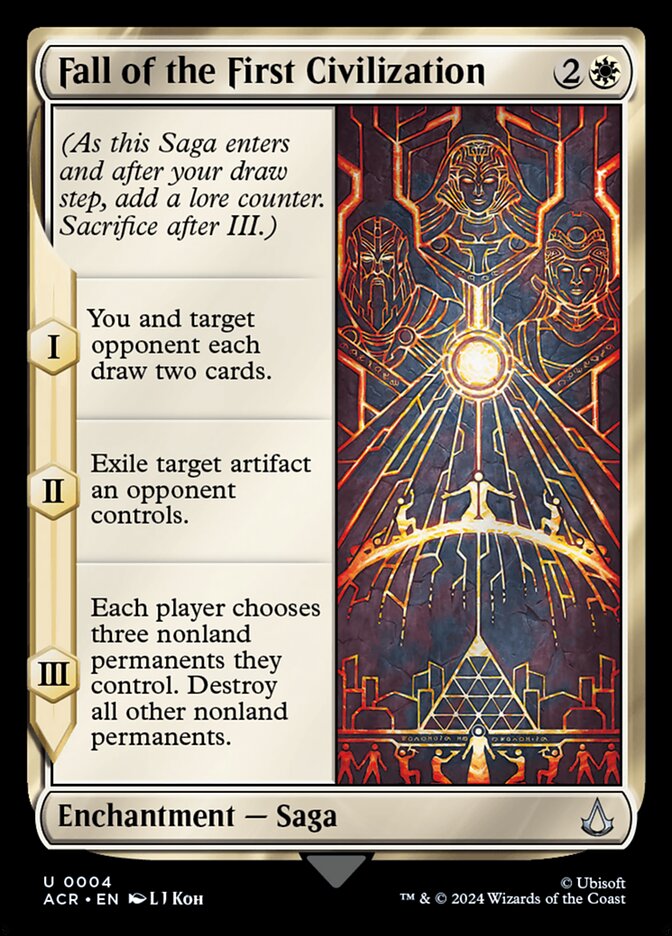 MTG Card Title: Fall of the First Civilization ACR/4
