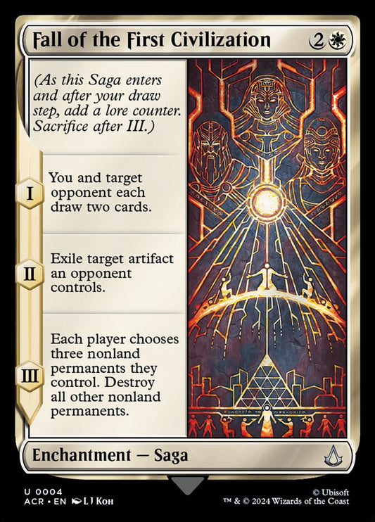 MTG Card Title: Fall of the First Civilization ACR/4