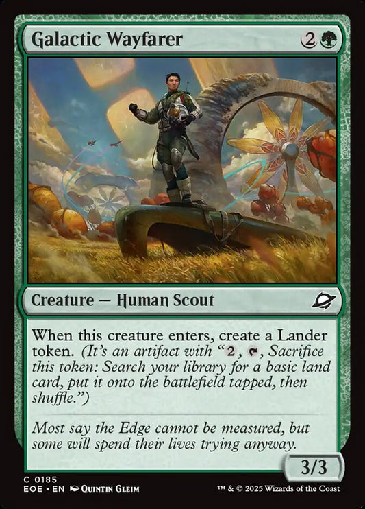 MTG Card Title: Galactic Wayfarer EOE/185