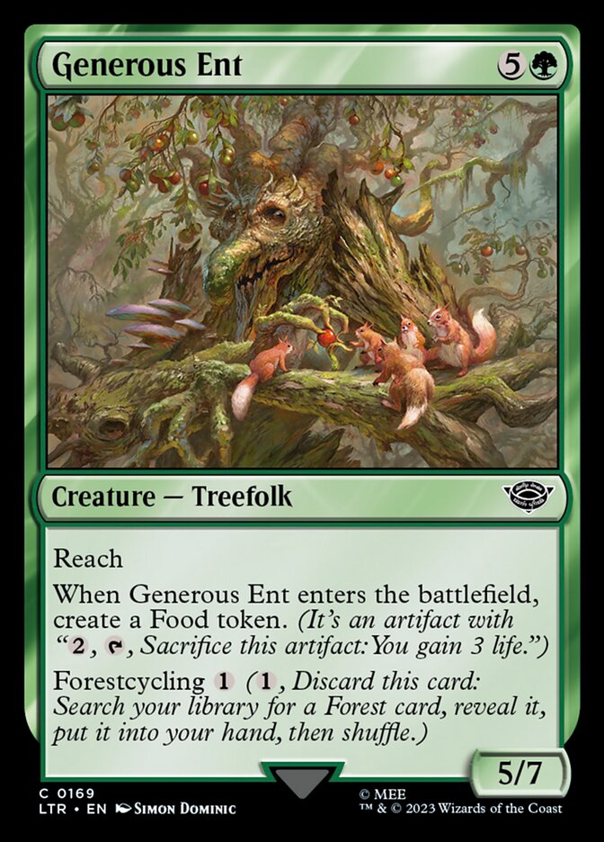 MTG Card Title: Generous Ent LTR/169