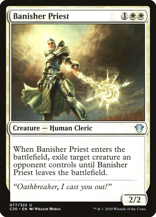 MTG Card Title: Banisher Priest C20/77