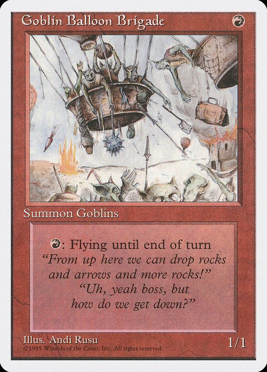 MTG Card Title: Goblin Balloon Brigade 4ED/197