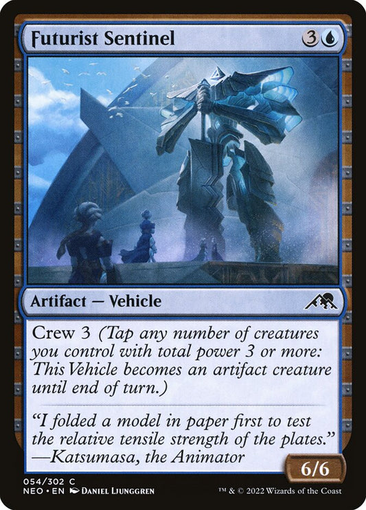 MTG Card Title: Futurist Sentinel NEO/54
